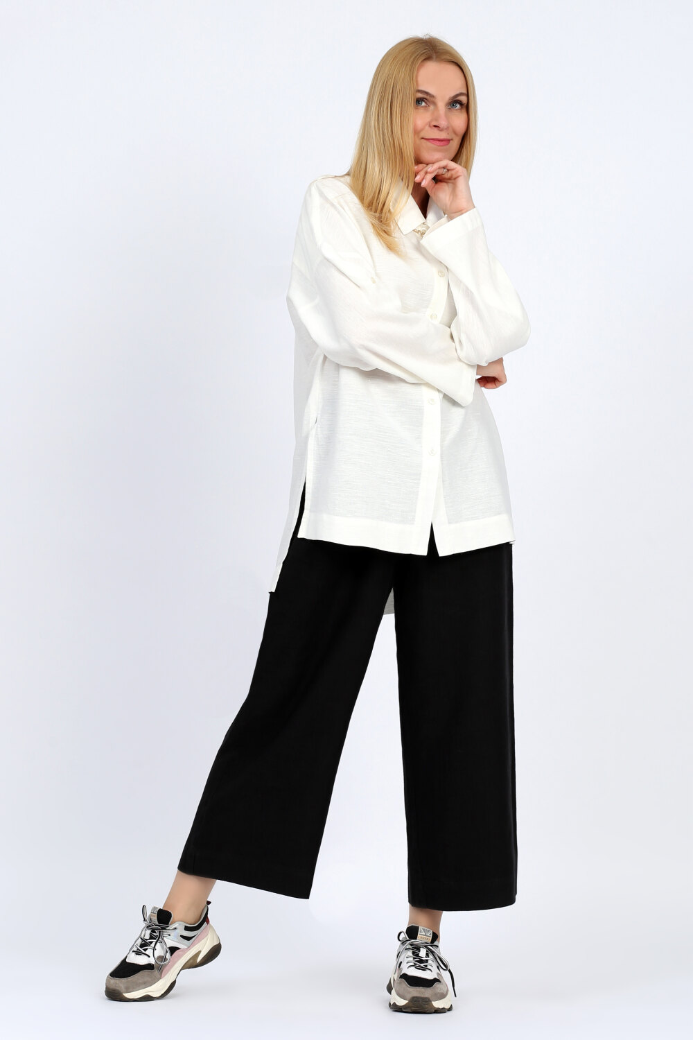 Блузка женская "Классика" модель 103/1 белая