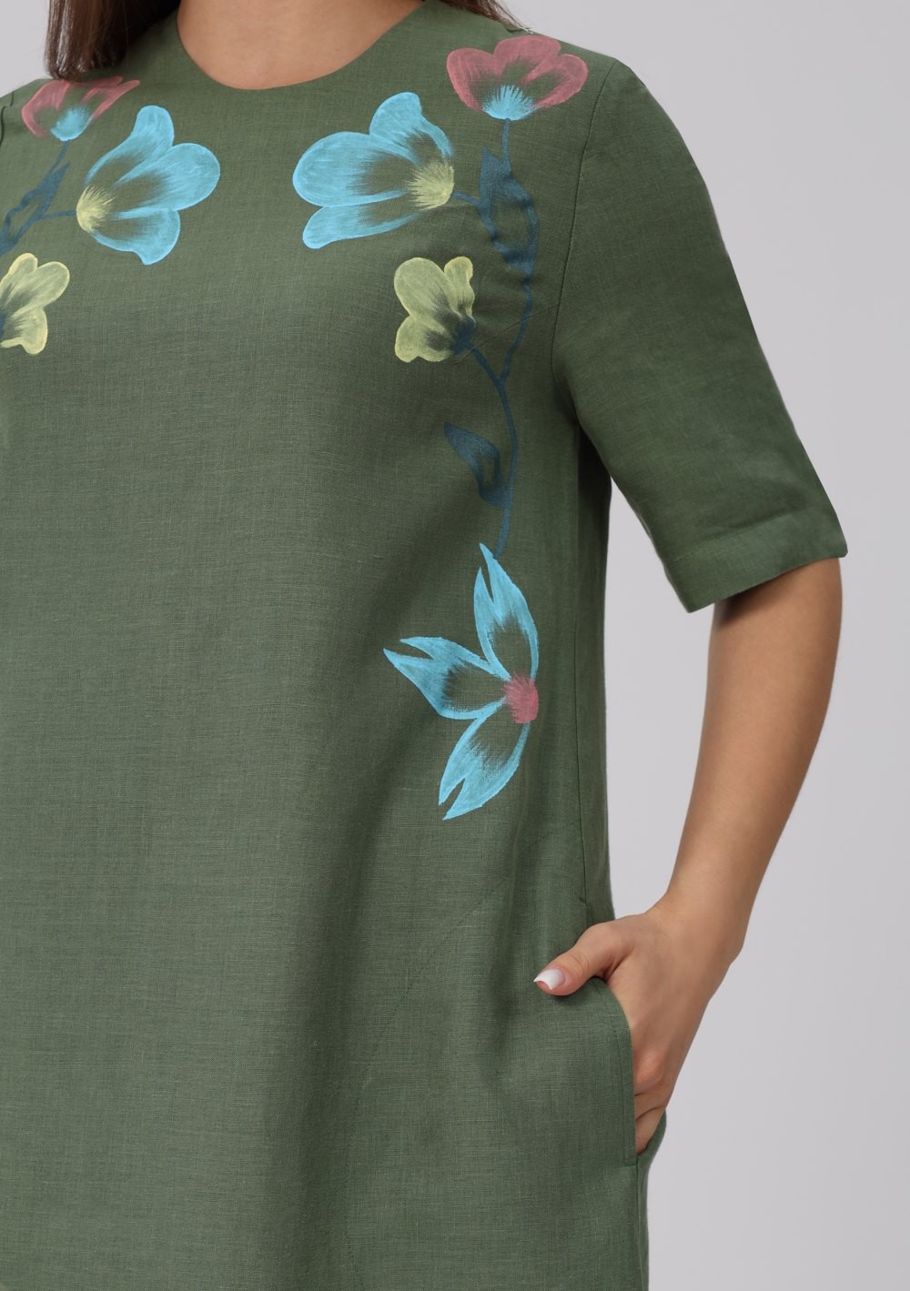 Платье женское "Венера" модель 464 цвет светло-зеленый