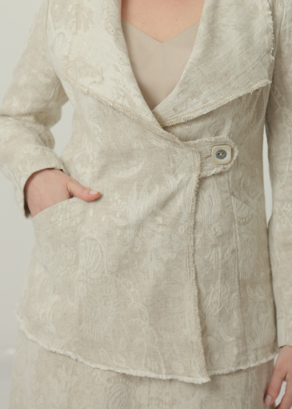 Жакет женский "Стайл" модель 812 цвет узоры