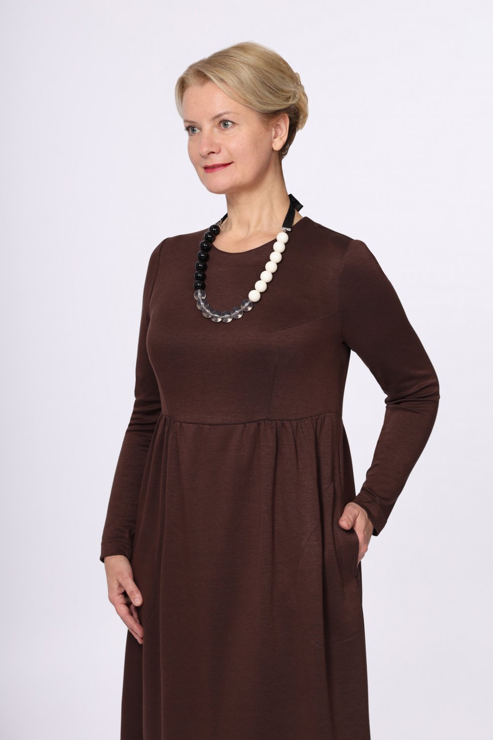 Платье женское "Эдельвейс" модель 628ц цвет: шоколад
