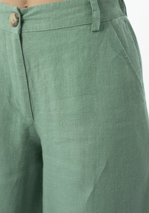 Брюки женские льняные модель 505л лен мята