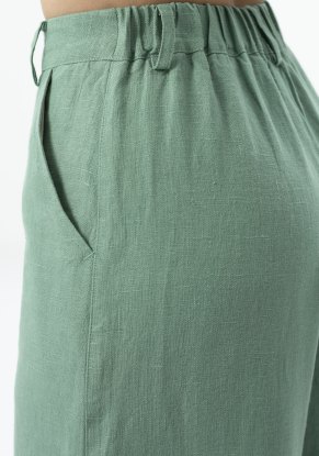 Брюки женские льняные модель 505л лен мята