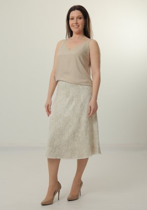 Юбка женская Четырех-клинка модель 244 цвет узоры