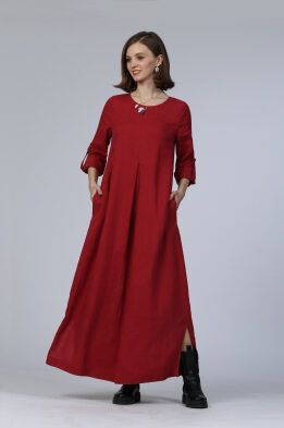 Платье женское "Азалия" модель 462/7 клюква