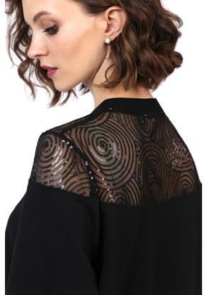 Джемпер женский "Сакура" модель 1307/1 чёрный