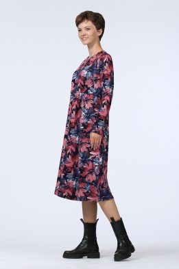 Платье женское " Эдельвейс" модель 628/2 цвет: пудровые цветы