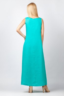 Платье женское "Дама" модель 387/5 лазурь