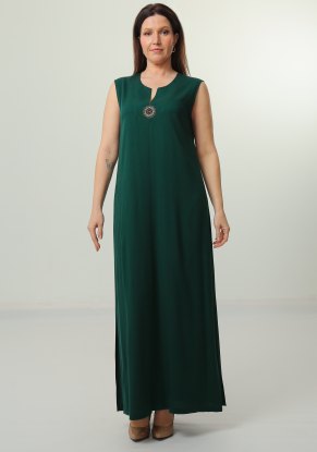 Сарафан женский модель 404в вискоза изумруд