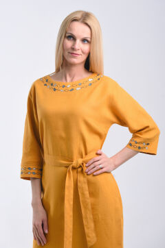 Платье женское Донна модель 449/2 желтый