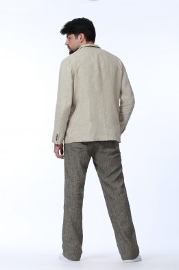 Брюки мужские "Джинс" модель 1140/2 цвет: серо-коричневый меланж