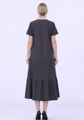 Платье женское Найс Хлопок модель 446 цвет графитовый