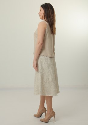 Юбка женская Четырех-клинка модель 244 цвет узоры