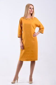 Платье женское Донна модель 449/2 желтый