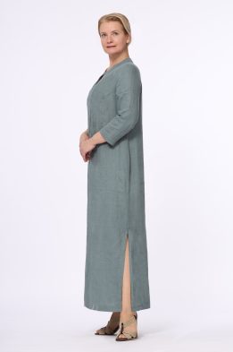 Платье женское "Ария" модель 469/2 цвет: пудровый изумруд