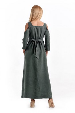 Платье женское "Озорница" длинная модель 357/3 океан