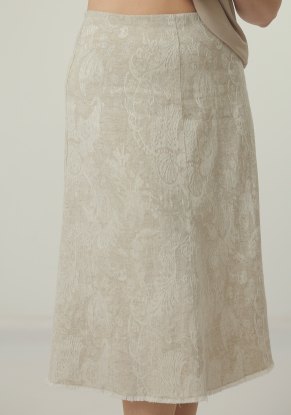 Юбка женская Четырех-клинка модель 244 цвет узоры